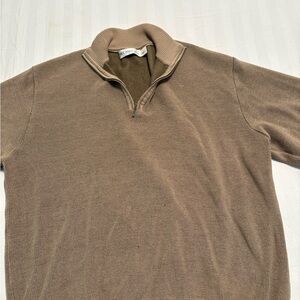 St. Croix Knits Quarter Zip Sweater XL